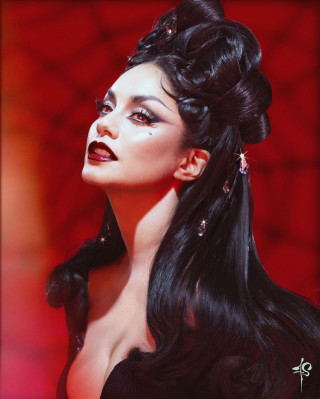 Vanessa Hudgens as “The Black Widow” // 2020
