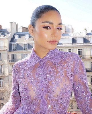 Vanessa Hudgens-Valentino Fashion Show in Paris 