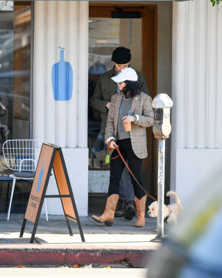 VANESSA HUDGENS Out with her Dog in Los Angeles 12/27/2018