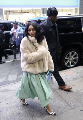VANESSA HUDGENS Arrives at Good Morning America in New York 12/13/2018