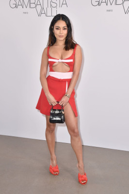 Vanessa Hudgens- Giambattista Valli Show at Paris Fashion Week