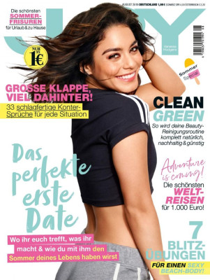 VANESSA HUDGENS on the Cover of Joy Magazine, August 2019