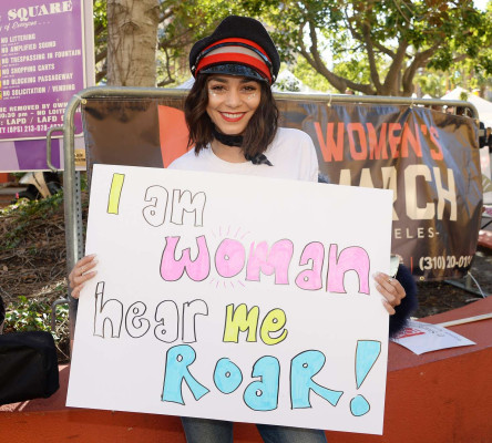 Vanessa Hudgens – Women’s March on Los Angeles