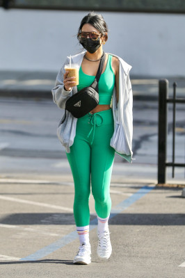 Vanessa Hudgens - Leaving Gym in West Hollywood 01/14/2022