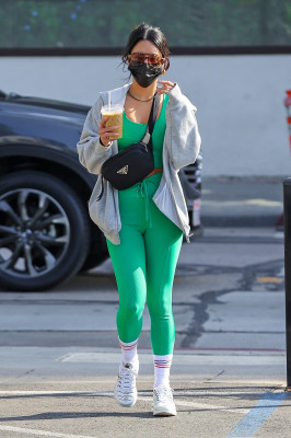 Vanessa Hudgens - Leaving Gym in West Hollywood 01/14/2022