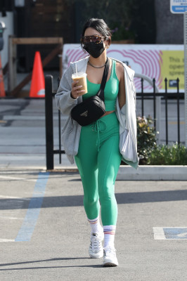 Vanessa Hudgens - Leaving Gym in West Hollywood 01/14/2022