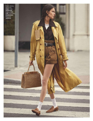 VANESSA MOODY for Elle Magazine, France April 2020