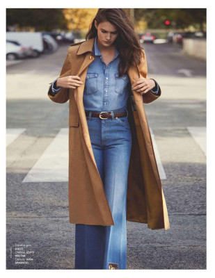 VANESSA MOODY for Elle Magazine, France April 2020