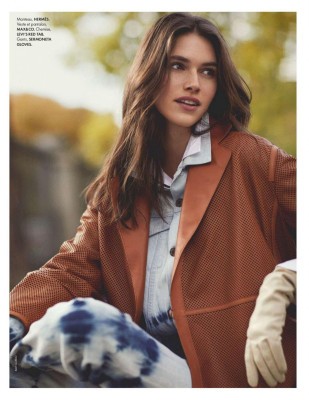 VANESSA MOODY for Elle Magazine, France April 2020