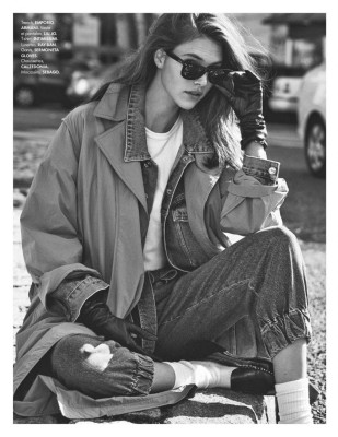 VANESSA MOODY for Elle Magazine, France April 2020