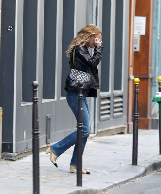 VANESSA PARADIS Out in Paris 07/07/2020