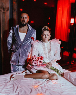 Вера Брежнева на съемках клипа &quot;Вечериночка&quot; // 2020