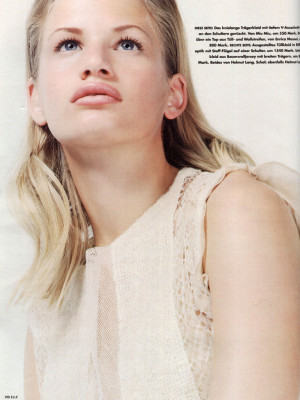 Vicky Andren ~ ELLE Germany December 1998 by Jonty Davis