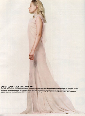 Vicky Andren ~ ELLE Germany December 1998 by Jonty Davis