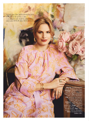 Vicky Andren ~ Femina Sweden 02.2022 by Carl Bengtsson