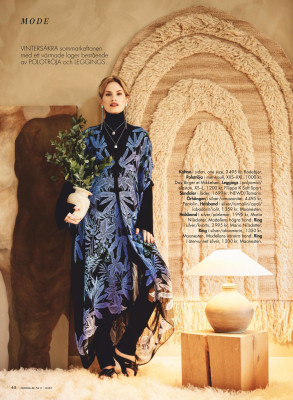 Vicky Andren ~ Femina Sweden 02.2022 by Carl Bengtsson