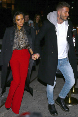 Victoria Beckham and David Beckham – Arrive at Victoria’s Reebok Party in NYC 01