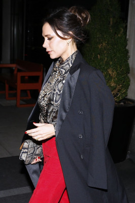 Victoria Beckham and David Beckham – Arrive at Victoria’s Reebok Party in NYC 01