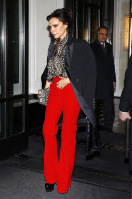 Victoria Beckham and David Beckham – Arrive at Victoria’s Reebok Party in NYC 01