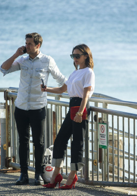 Victoria Beckham - Manly Beach In Sydney