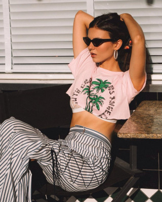 VICTORIA JUSTICE at a Photoshoot, August 2019