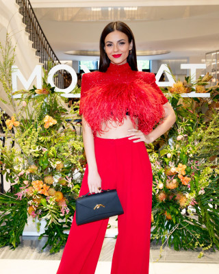Victoria Justice – Moynat M Collection Pop-up Event at Saks Beverly Hills