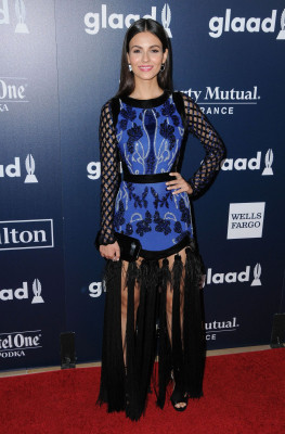 Victoria Justice – GLAAD Media Awards in Los Angeles 4/1/2017