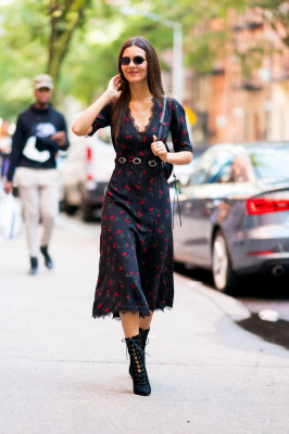 Victoria Justice Street Fashion – NYC 