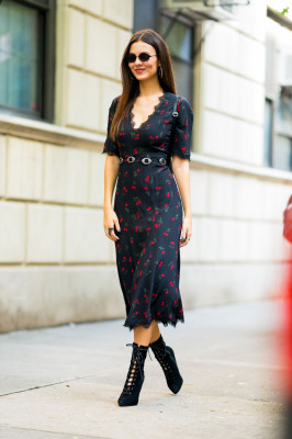 Victoria Justice Street Fashion – NYC 