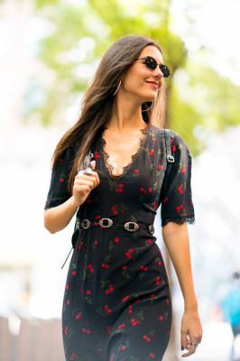 Victoria Justice Street Fashion – NYC 