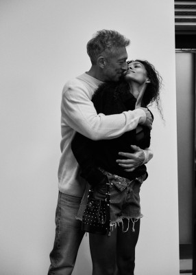 Vincent Cassel + Tina Kunakey for The Kooples // 2021