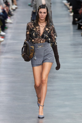 Vittoria Ceretti - Fendi Fall/Winter 2022 Fashion Show in Milan