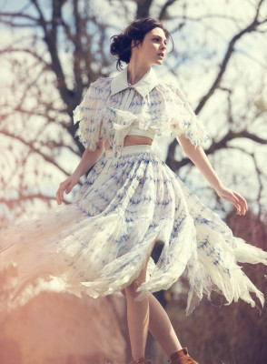 Vittoria Ceretti - photoshoot for Vogue China June 2016, by David Bellemere