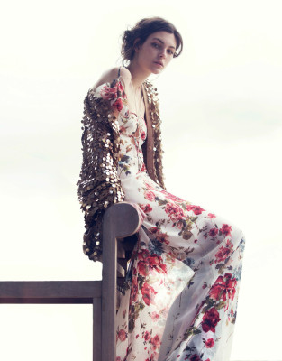 Vittoria Ceretti - photoshoot for Vogue China June 2016, by David Bellemere
