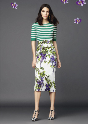  Vittoria Ceretti - Dolce &amp; Gabbana Spring/Summer Lookbook 