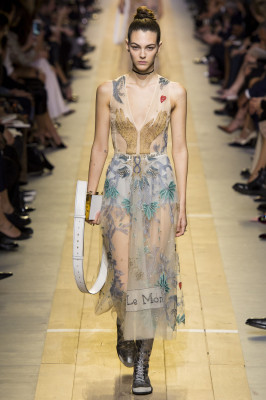 Vittoria Ceretti - Dior Spring/Summer 2018 Fashion Show in Paris