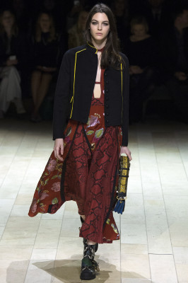 Vittoria Ceretti - Burberry Fall/Winter 2017 Fashion Show in London