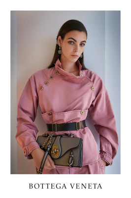Vittoria Ceretti - Bottega Veneta Spring Summer AOC Ad Campaign and BTS