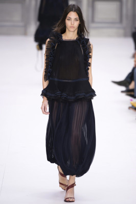 Vittoria Ceretti - Chloe Spring/Summer 2017 Fashion Show in Paris