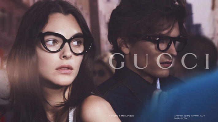 Vittoria Ceretti ~ Gucci Eyewear S/S 2024 by David Sims