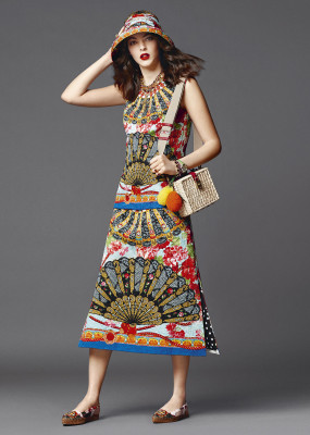  Vittoria Ceretti - Dolce &amp; Gabbana Spring/Summer Lookbook 