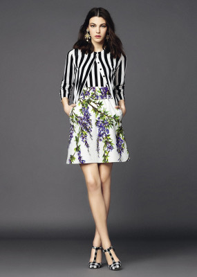  Vittoria Ceretti - Dolce &amp; Gabbana Spring/Summer Lookbook 