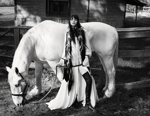 Vittoria Ceretti by Luigi Murenu and Iango Henzi for Vogue Germany November 2017