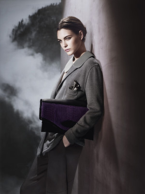  Vittoria Ceretti - Giorgio Armani Fall/Winter Campaign by Solve Sundsbo
