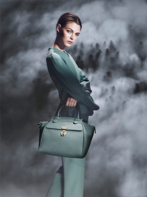  Vittoria Ceretti - Giorgio Armani Fall/Winter Campaign by Solve Sundsbo