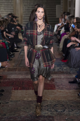 Vittoria Ceretti -Ralph Lauren Autumn/Winter 2018 Fashion Show in New York