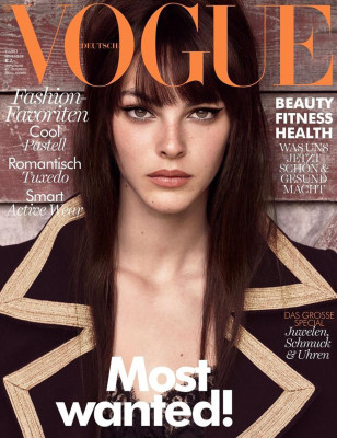 Vittoria Ceretti by Luigi Murenu and Iango Henzi for Vogue Germany November 2017
