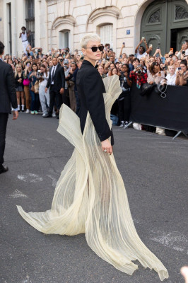 Wallis Day at Elie Saab WW S/S 2024 Show at Paris Fashion Week 09/30/23
