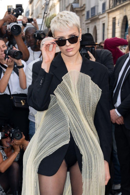 Wallis Day at Elie Saab WW S/S 2024 Show at Paris Fashion Week 09/30/23