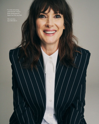 Winona Ryder for Esquire UK Autumn 2024